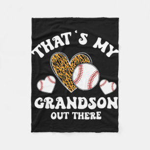 Mijn kleinzoon geeft vrouwen honkbal oma fleece deken