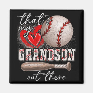 Mijn kleinzoon geeft vrouwen honkbal oma magneet