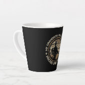 Mijn kleinzoon heeft jouw achterpoot leger Mimi. Latte Mok (Linkerhoek)