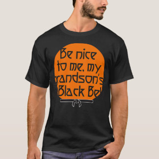 Mijn kleinzoon is een zwarte gordel t-shirt