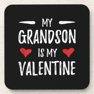 Mijn kleinzoon is mijn Valentijn voor oma Bier Onderzetter