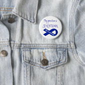 Mijn kleinzoon is SENSATIONAL SPD Awareness Button (In situ)