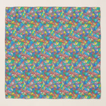 Mijn kleurrijke sjaal