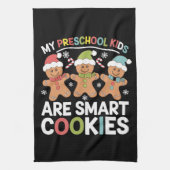 Mijn kleuterschool Kinderen zijn Smart Cookies Tea Theedoek (Verticaal)