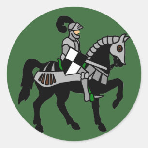 Mijn Knight Ronde Sticker