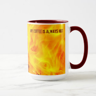Mijn koffie is altijd heet Grappig Mok