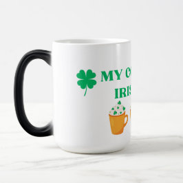 MIJN KOFFIE IS OOK IRISH. ONTWERP DAG PADDY MAGISCHE MOK