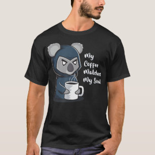 Mijn koffie komt overeen met mijn Gothic van Soul T-shirt