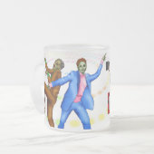 Mijn koffie... matglas koffiemok (Voorkant links)