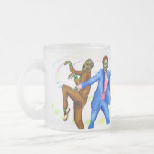 Mijn koffie... matglas koffiemok (Links)