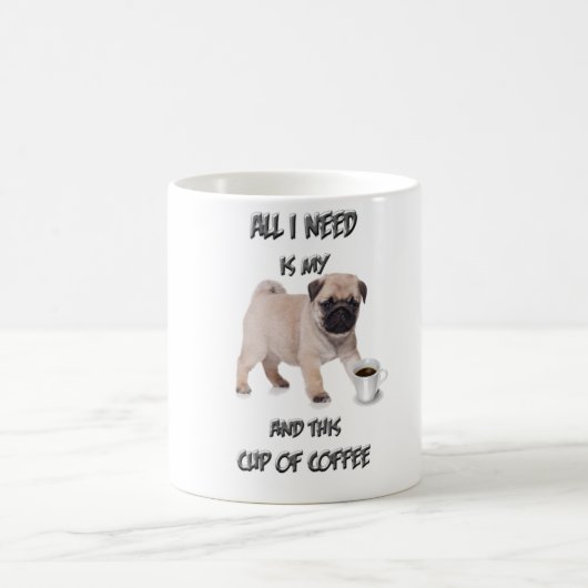 Mijn koffiepug koffiemok (Center)