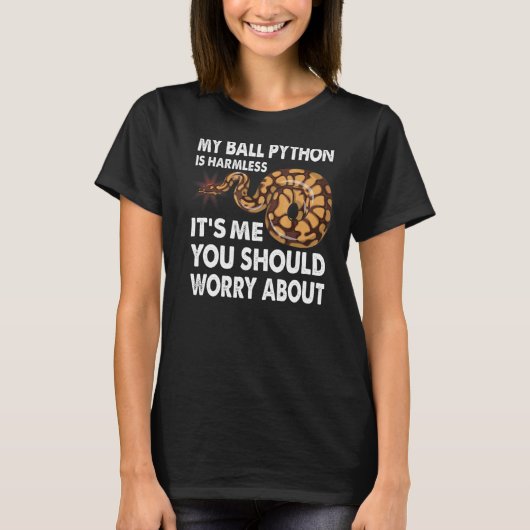 Mijn kogelpython is een onberispelijke slang t-shirt (Voorkant)