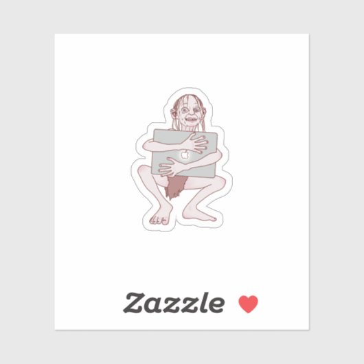 Mijn kostbare MacBook Sticker (Vel)