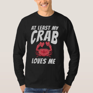 Mijn krab houdt tenminste van mij krab eigenaar t-shirt