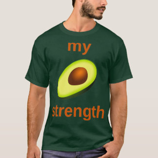 mijn kracht avocado t-shirt