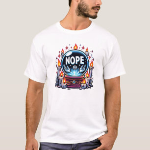 Mijn kristallen bol zegt Nope – Sassy Mystic Desig T-shirt
