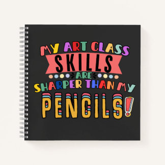 Mijn kunst klasse vaardigheden zijn scherper dan m notitieboek