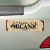 MIJN KWESTIES ZIJN ORGANISCH BUMPERSTICKER (Op auto)