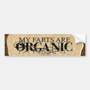 MIJN KWESTIES ZIJN ORGANISCH BUMPERSTICKER
