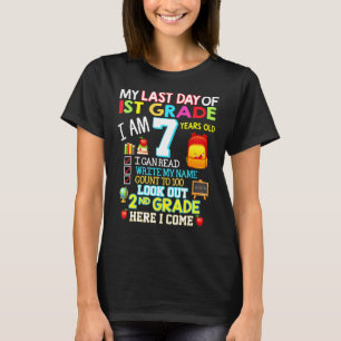Mijn laatste dag van de 2de klas hier kom ik zo la t-shirt