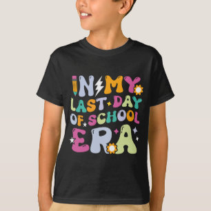 Mijn laatste dag van het schooltijdperk Kinder gro T-shirt