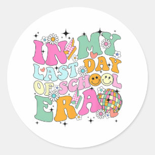 Mijn laatste dag van het schooltijdperk Zomerleraa Ronde Sticker