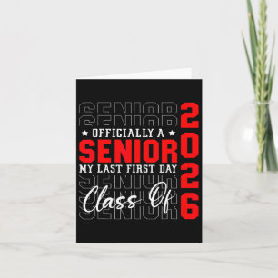 Mijn laatste eerste dag Senior 2026 Terug naar sch Kaart