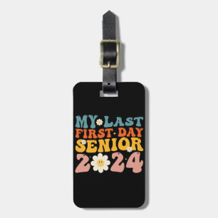 Mijn laatste eerste schooldag eindexamenklas 2024 bagagelabel