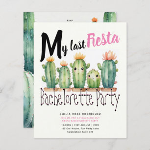 Mijn laatste Fiesta Bachelorette Party Cactussen T