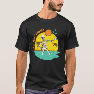 Mijn Laatste Splash Skelet Bruid Strand Bacheloret T-shirt