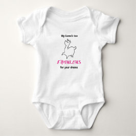 Mijn lama's zijn te fantastisch voor je drama lama romper