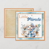 Mijn lammetje bedankkaart (Voorkant / Achterkant)