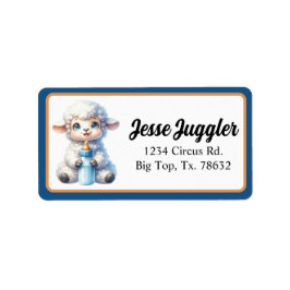 Mijn lammetje etiket