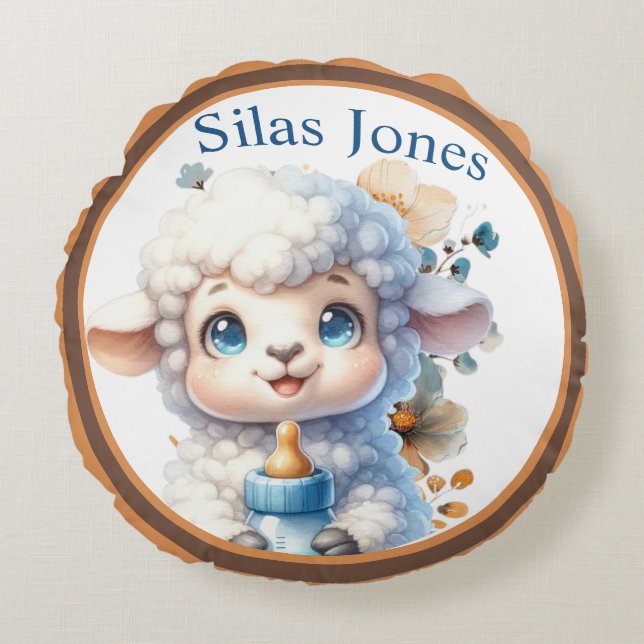 Mijn lammetje rond kussen (Voorkant)