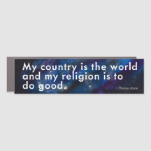 Mijn land is de wereld, mijn religie om goed te do