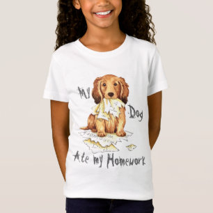 Mijn lange Dachshund Ate mijn thuiswerk T-shirt
