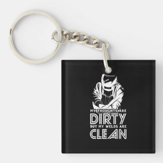 Mijn lassen zijn schoon sleutelhanger