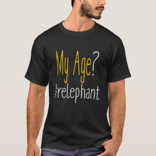 Mijn leeftijd Irrelephant Verjaardag 1 T-shirt