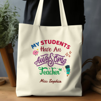 Mijn leerlingen hebben een geweldige leraar Schatt Tote Bag