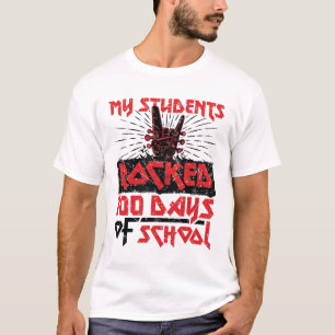 Mijn leerlingen schommelden 100 dagen van school l t-shirt