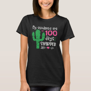 Mijn leerlingen zijn 100 dagen scherper Fijne 100e T-shirt