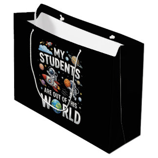 Mijn leerlingen zijn buiten in deze ruimtewereld groot cadeauzakje