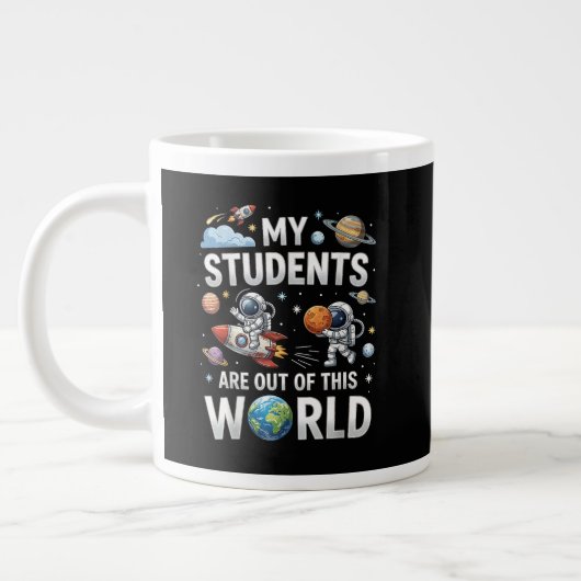 Mijn leerlingen zijn in deze ruimte wereld extra grote beker (Links)