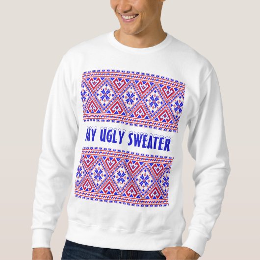 MIJN LELIJKE TRUI Gepersonaliseerde Kerst Sweatshi (Voorkant)