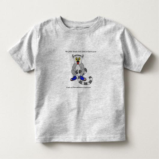 Mijn Lemur Ad Toddler's Shirt (Voorkant)