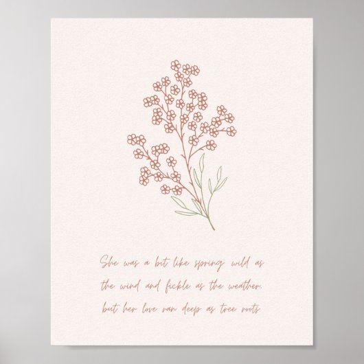 Mijn lente poster (Voorkant)