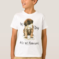 Mijn Leonberger Ate Mijn thuiswerk