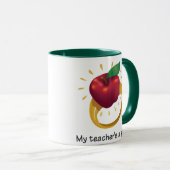 Mijn leraar is een gek! mok (Voorkant rechts)