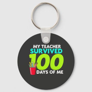 "Mijn leraar overleefde 100 dagen van mij Sleutelhanger