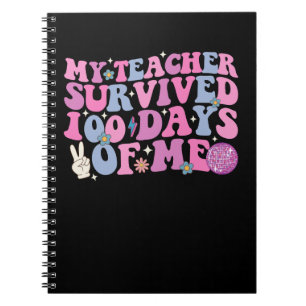 Mijn leraar overleefde 100 dagen van mijn disco gr notitieboek